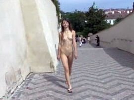 Flashing in public naked