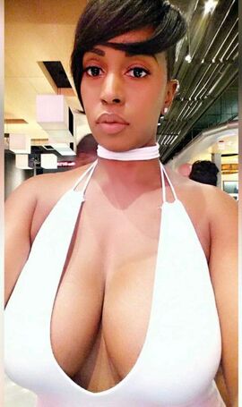 Ebony nipple slips